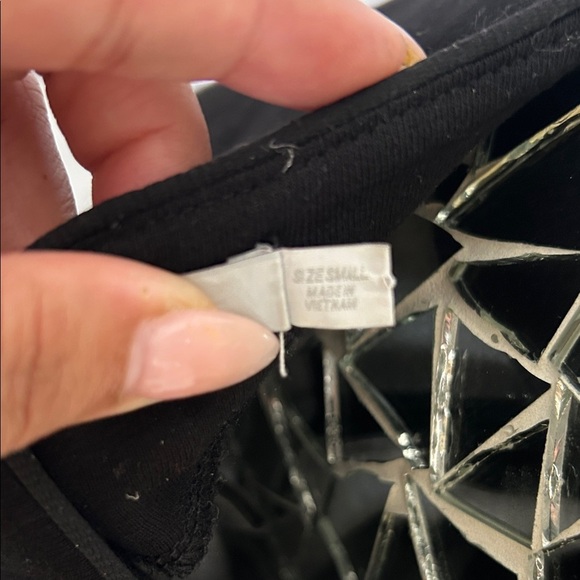 ALEXANDER WANG Black Neoprene Box Pleated Short Length Mini Skirt Small - Picture 15 of 15